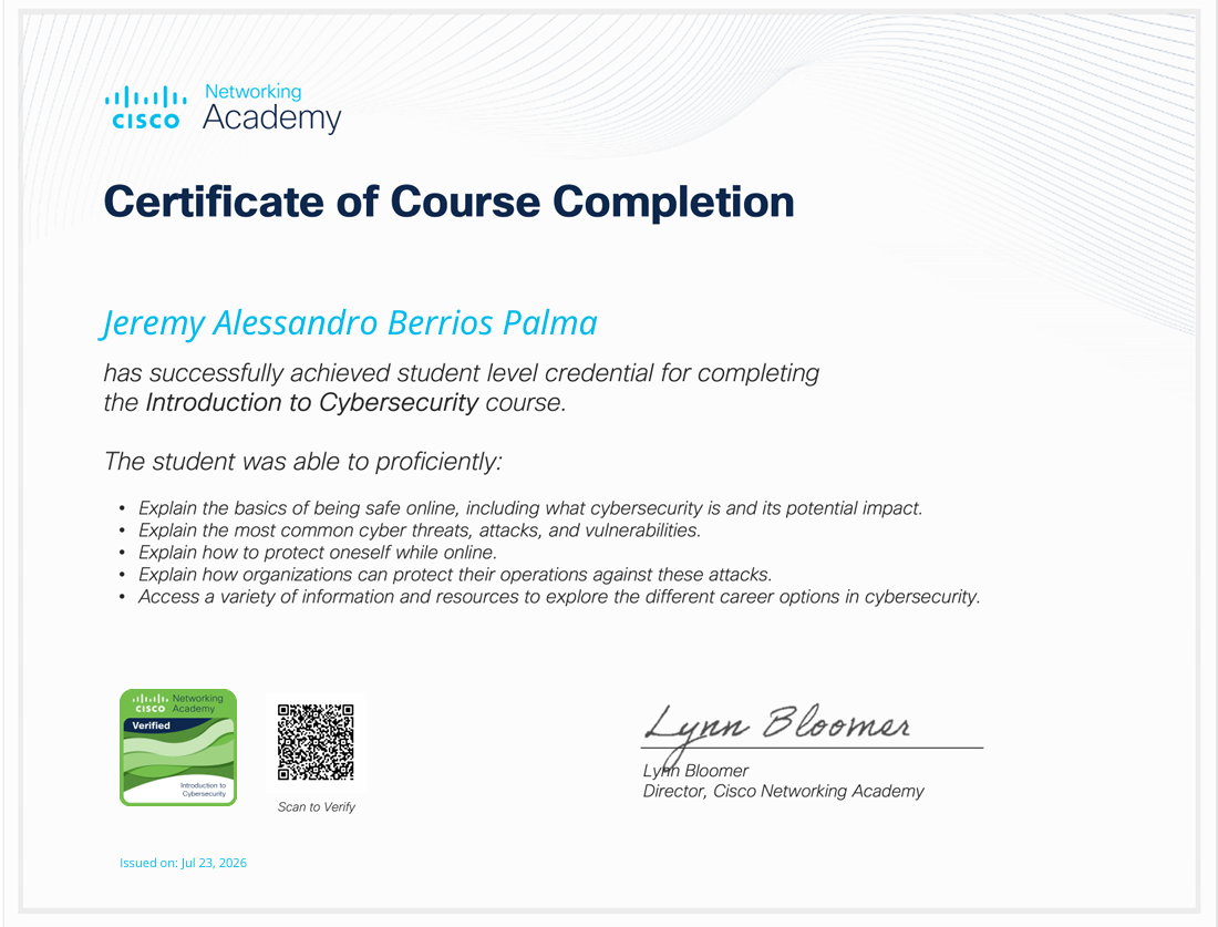 Certificate preview