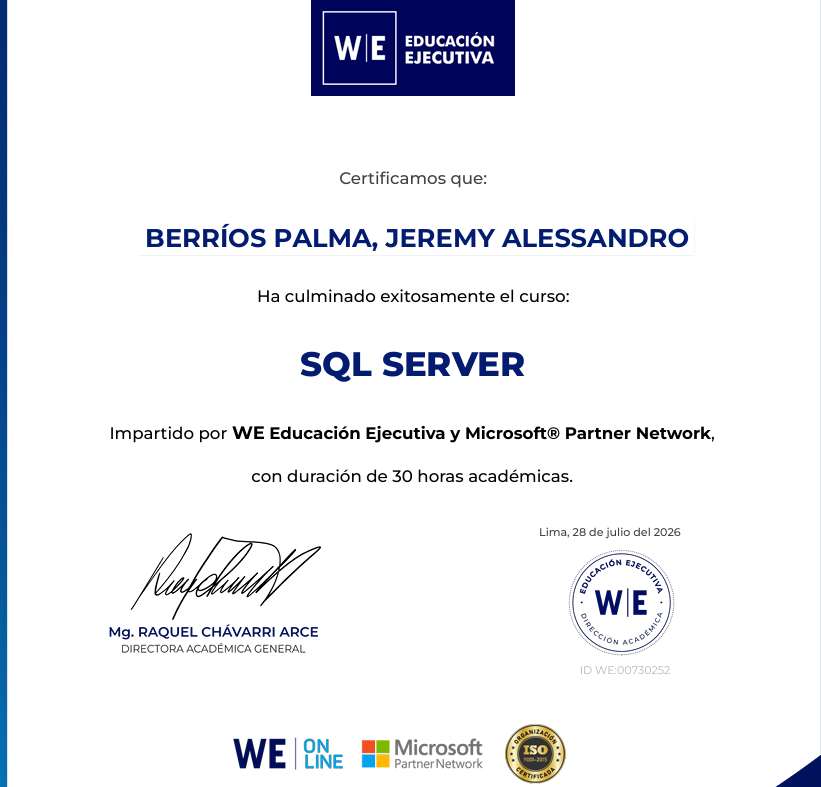 Certificate preview